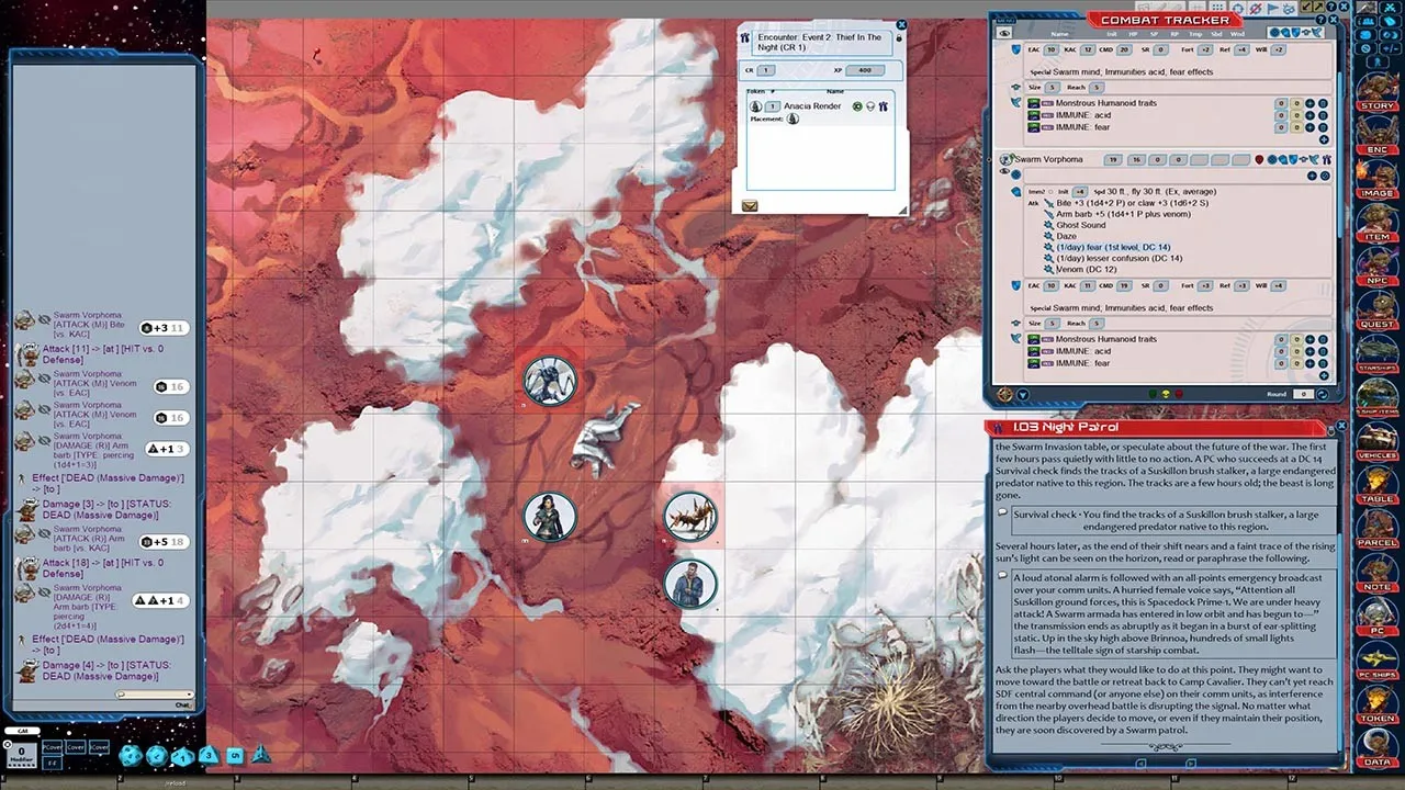 Fantasy Grounds - Starfinder RPG - Attack of the Swarm AP 1: Fate of the Fifth (SFRPG) Screenshot 3