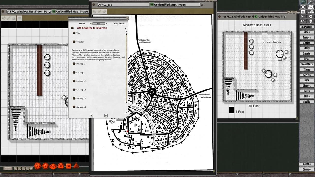 Fantasy Grounds - D&D Classics: FRC2 Curse of the Azure Bonds (1E) (2E) Screenshot 2