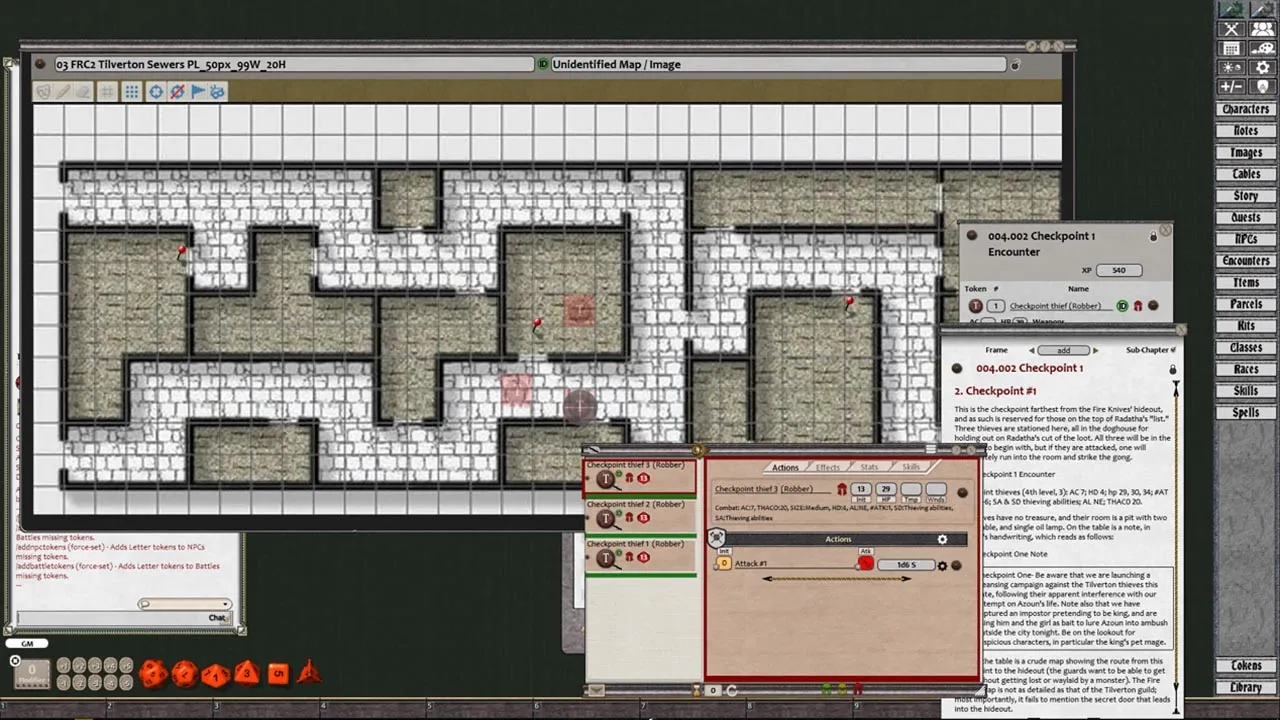Fantasy Grounds - D&D Classics: FRC2 Curse of the Azure Bonds (1E) (2E) Screenshot 3