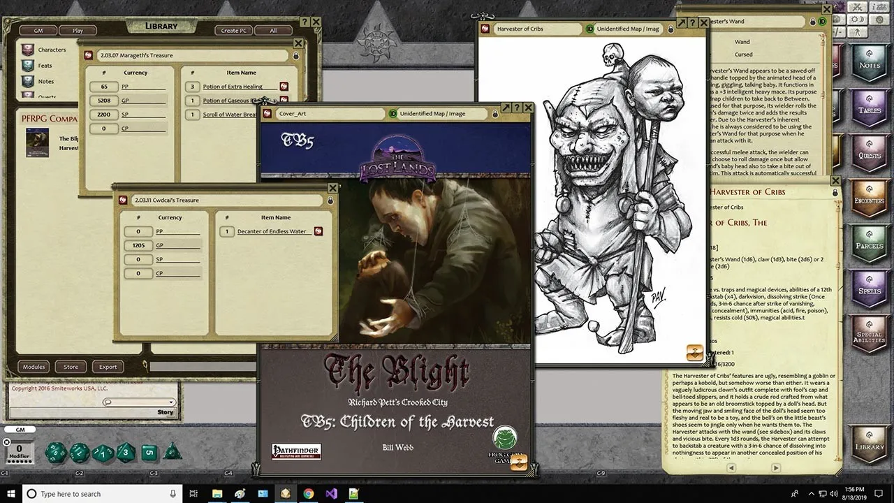 Fantasy Grounds - The Blight: Children of the Harvest (PFRPG) Screenshot 0