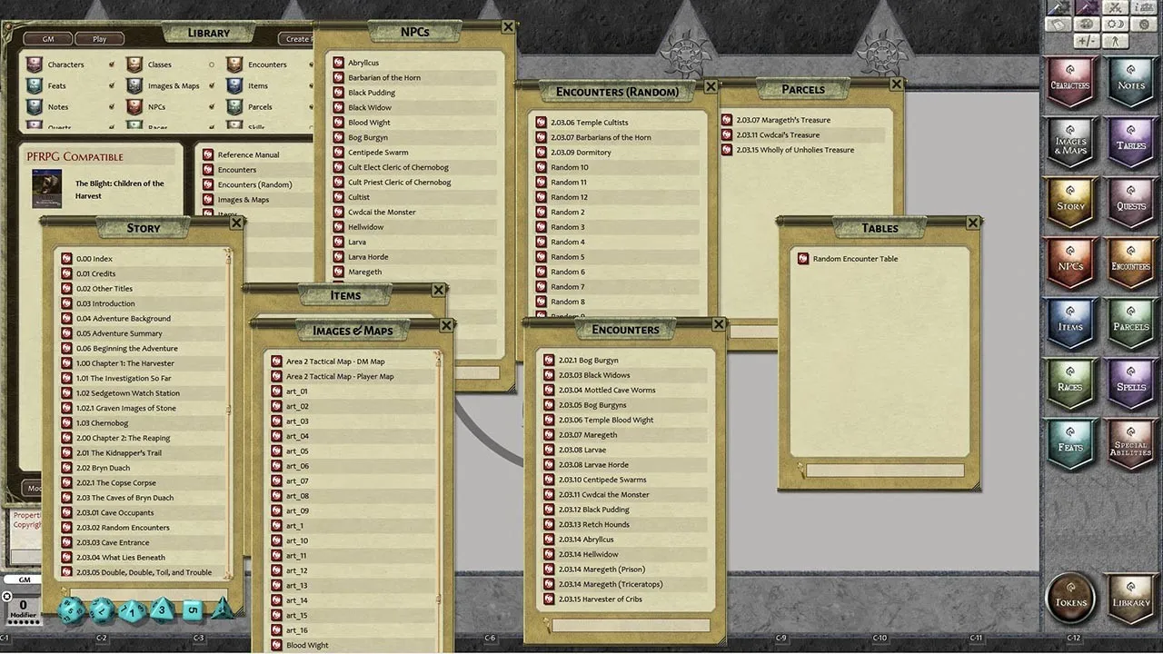 Fantasy Grounds - The Blight: Children of the Harvest (PFRPG) Screenshot 4