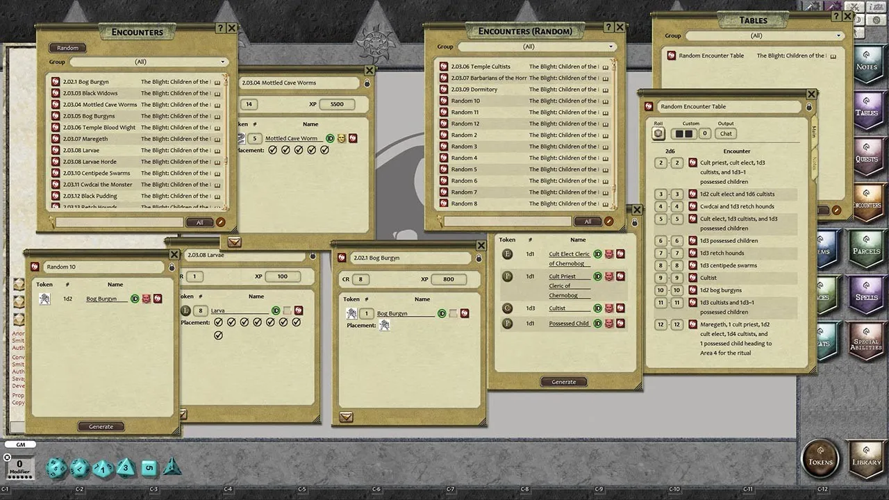 Fantasy Grounds - The Blight: Children of the Harvest (PFRPG) Screenshot 1