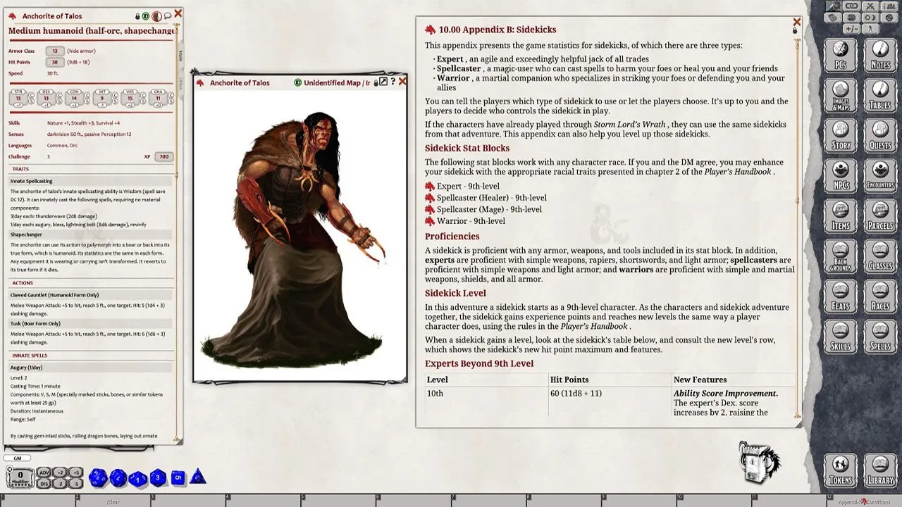 Fantasy Grounds - D&D Sleeping Dragon's Wake Screenshot 5