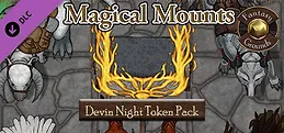 Fantasy Grounds - Devin Night Token Pack #114: Magical Mounts (Token Pack)