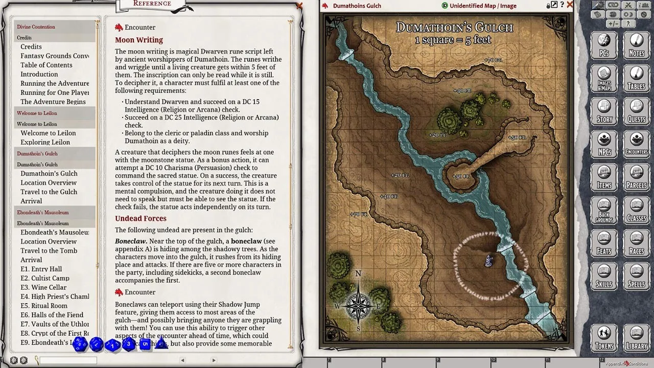 Fantasy Grounds - D&D Divine Contention Screenshot 1