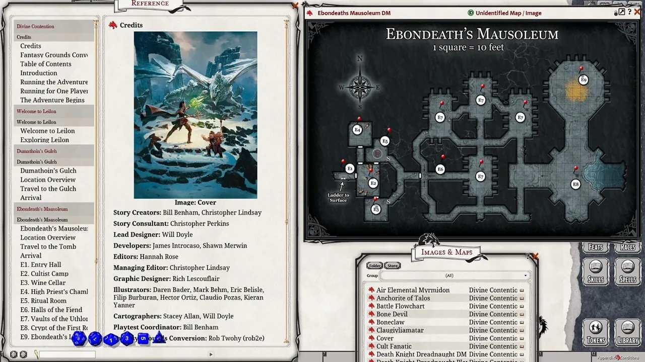 Fantasy Grounds - D&D Divine Contention Screenshot 0