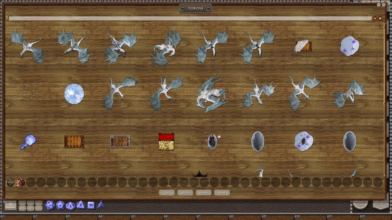 Fantasy Grounds - White Dragon Pack (Token Pack) Screenshot 0