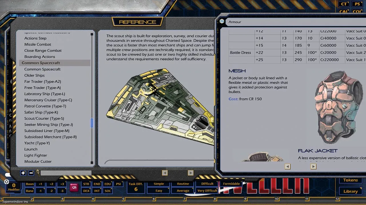 Fantasy Grounds - Mongoose Traveller 2E ruleset (MGT2) Screenshot 0