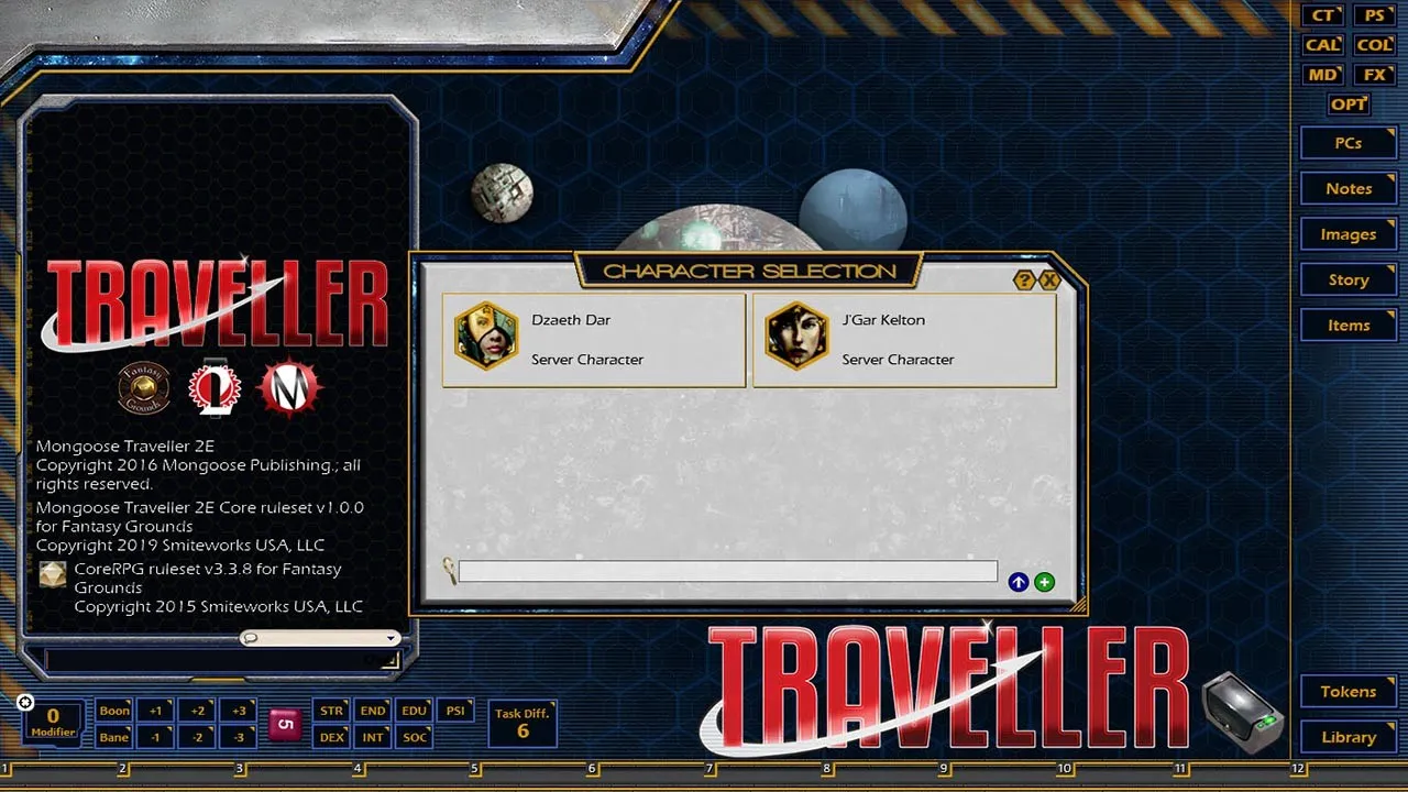 Fantasy Grounds - Mongoose Traveller 2E ruleset (MGT2) Screenshot 9