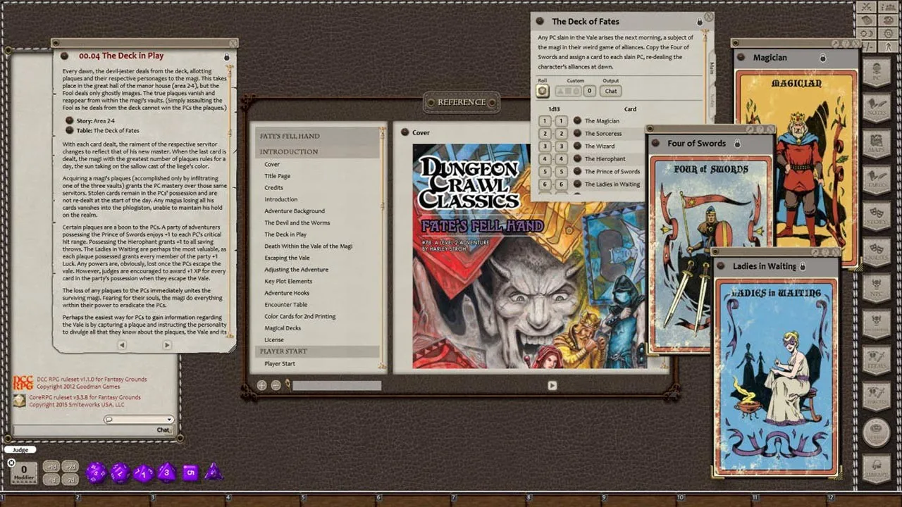 Fantasy Grounds - Dungeon Crawl Classics #78: Fate's Fell Hand (DCC) Screenshot 0