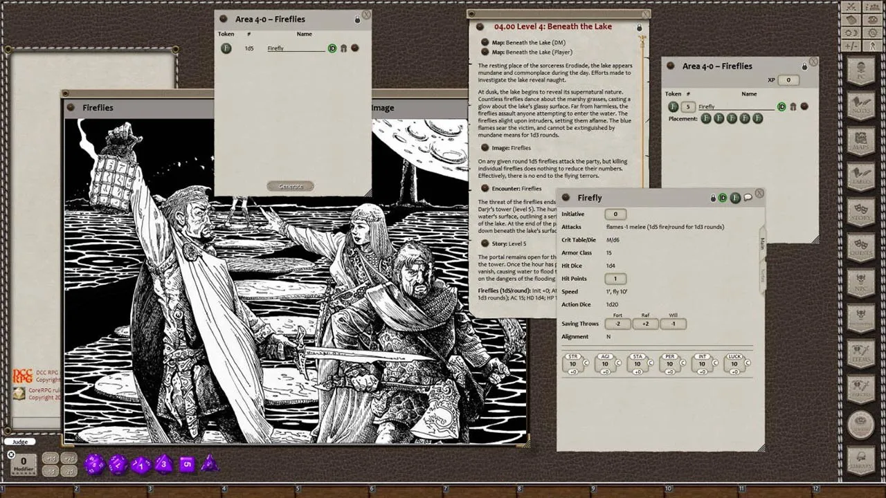 Fantasy Grounds - Dungeon Crawl Classics #78: Fate's Fell Hand (DCC) Screenshot 5