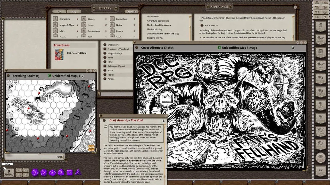 Fantasy Grounds - Dungeon Crawl Classics #78: Fate's Fell Hand (DCC) Screenshot 4