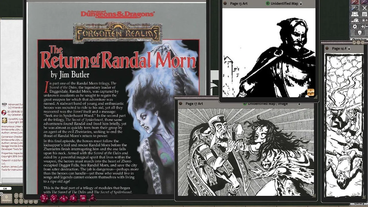 Fantasy Grounds - D&D Classics: The Return of Randal Morn (2E) Screenshot 0