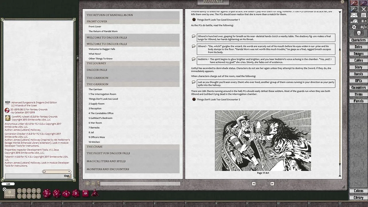 Fantasy Grounds - D&D Classics: The Return of Randal Morn (2E) Screenshot 3