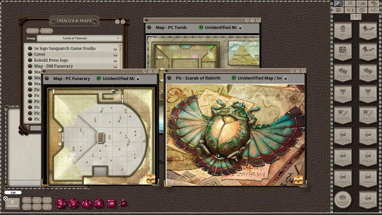 Fantasy Grounds - Tomb of Tiberesh (5E) Screenshot 4