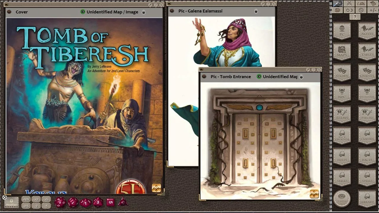 Fantasy Grounds - Tomb of Tiberesh (5E) Screenshot 5