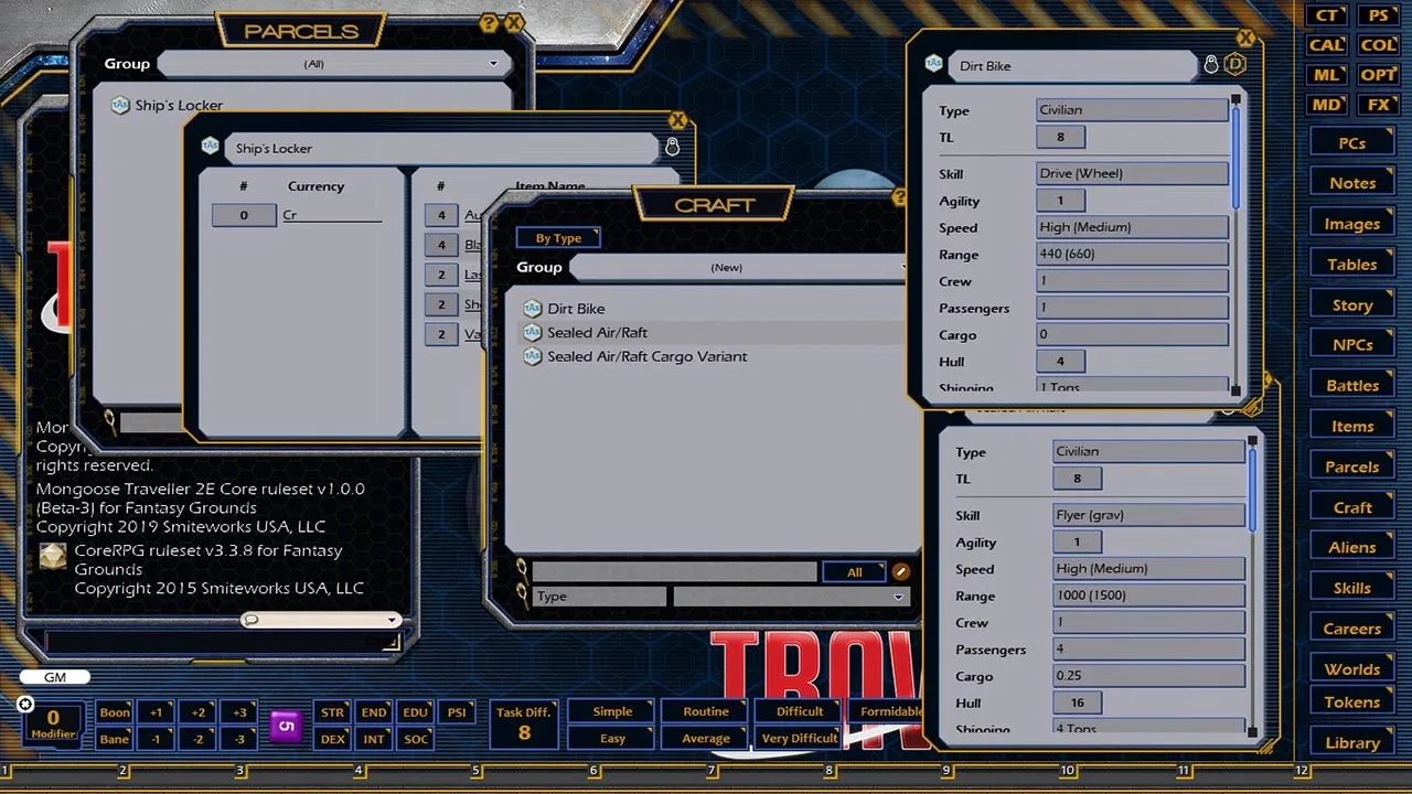 Fantasy Grounds - Reach Adventure 2: Theories of Everything (MGT2) Screenshot 4