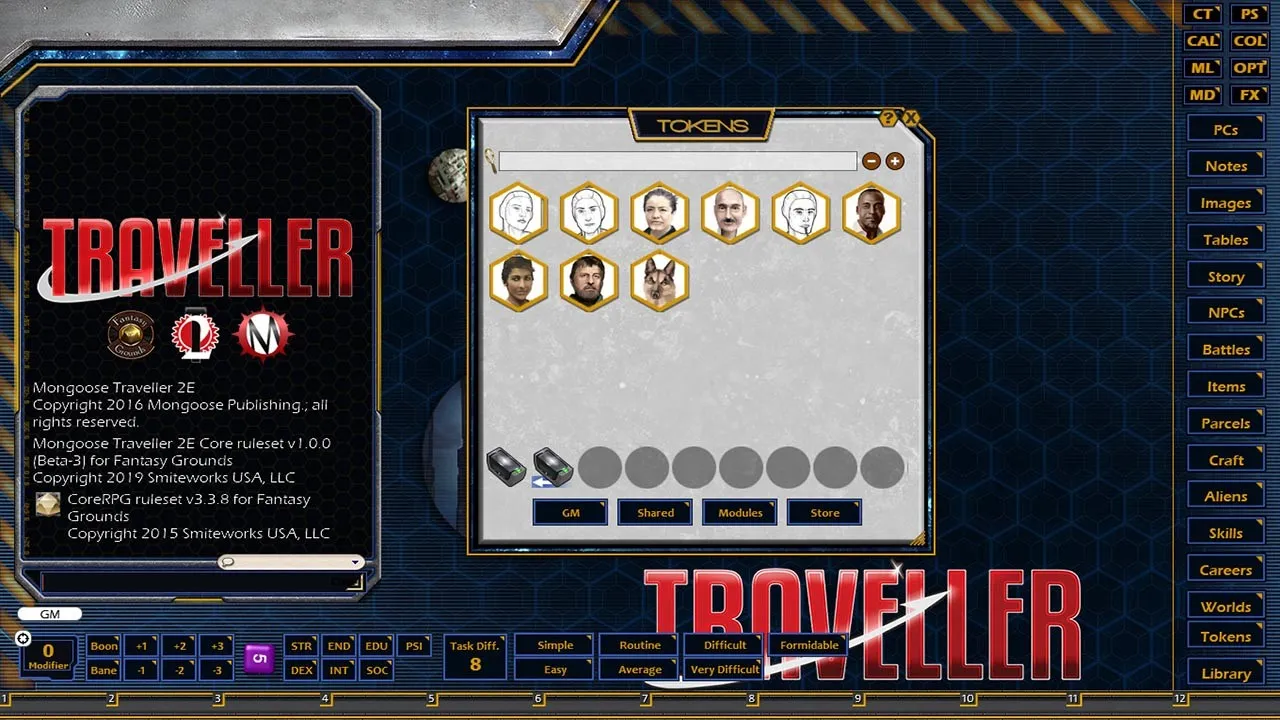 Fantasy Grounds - Reach Adventure 2: Theories of Everything (MGT2) Screenshot 0