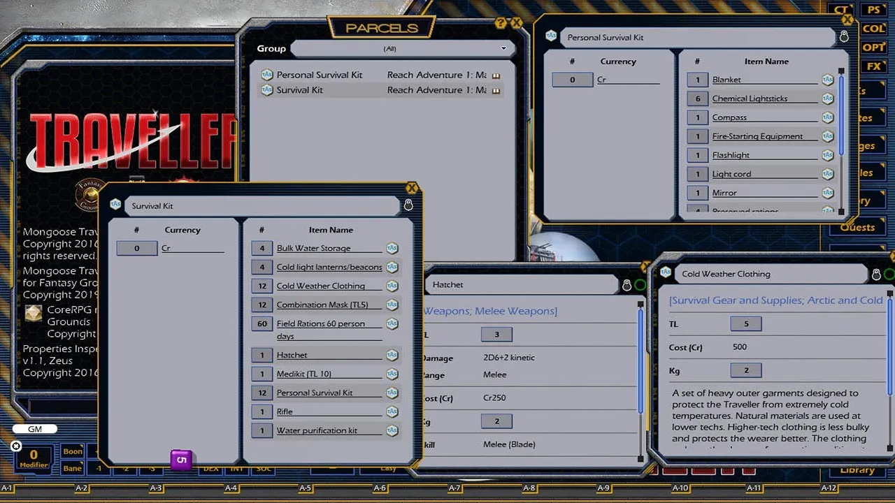 Fantasy Grounds - Reach Adventure 1: Marooned on Marduk (MGT2) Screenshot 4