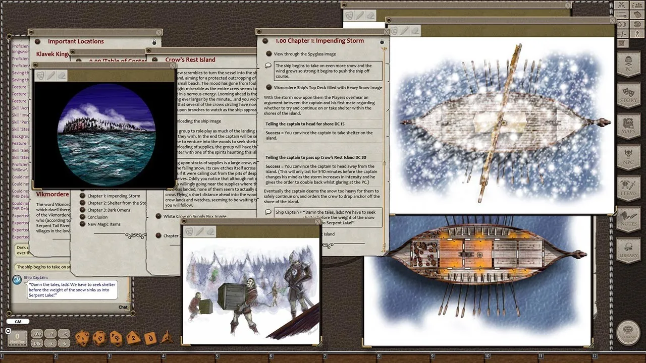 Fantasy Grounds - A00: Crow's Rest Island (5E) Screenshot 1