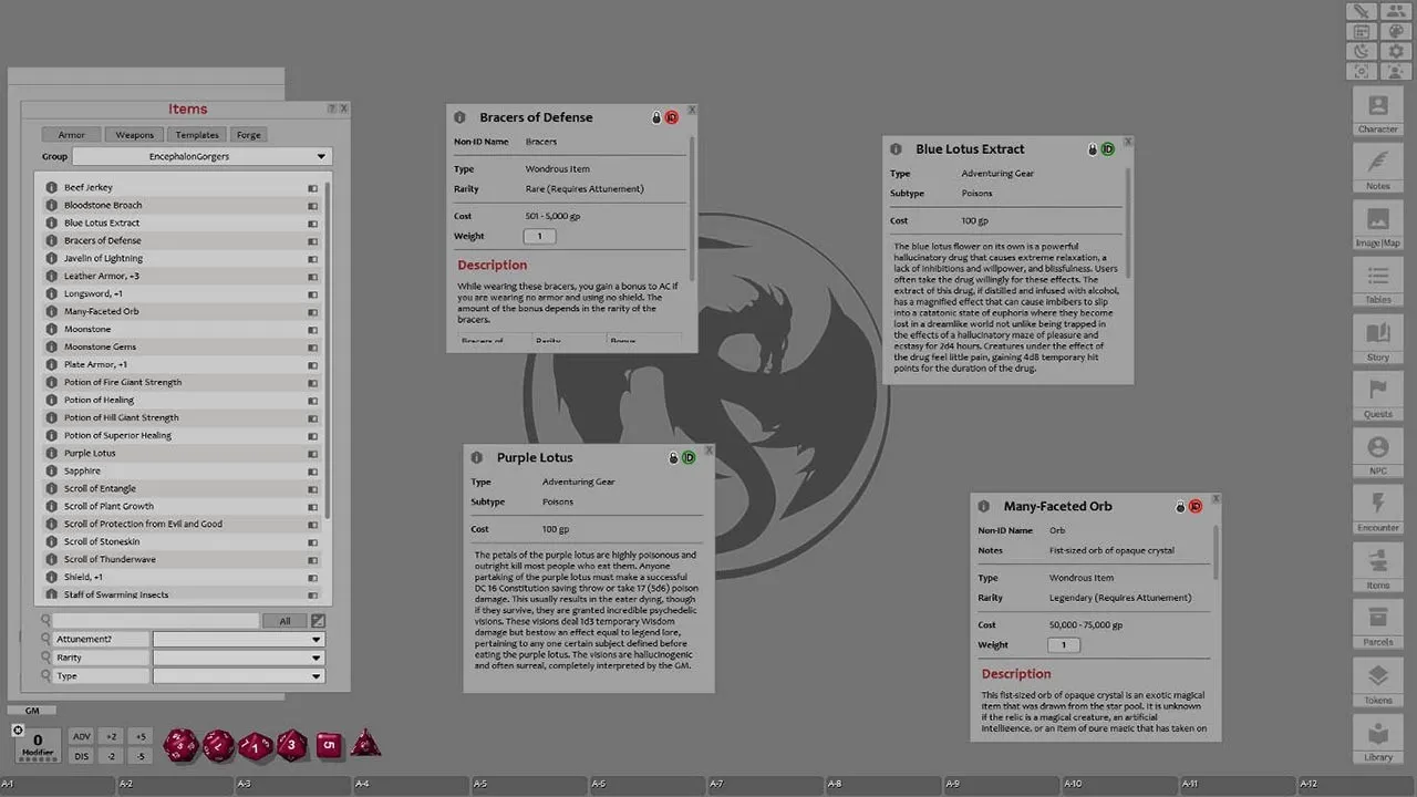 Fantasy Grounds - Encephalon Gorgers on the Moon (5E) Screenshot 5