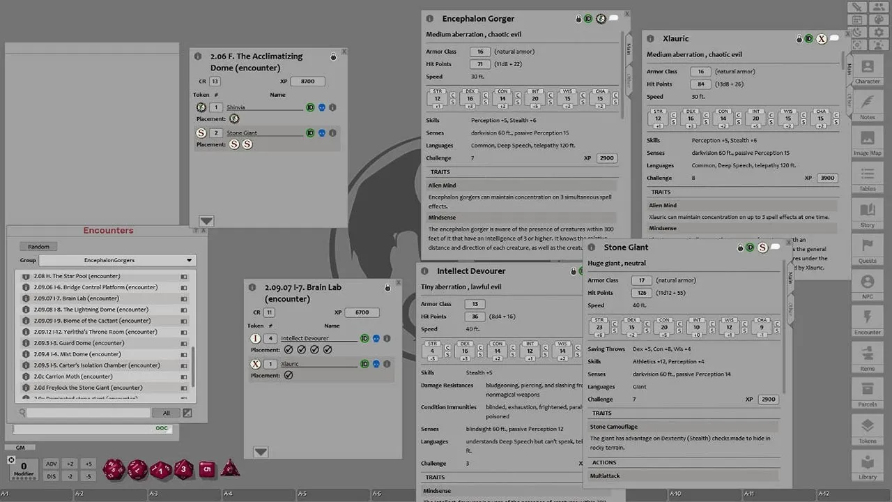 Fantasy Grounds - Encephalon Gorgers on the Moon (5E) Screenshot 8