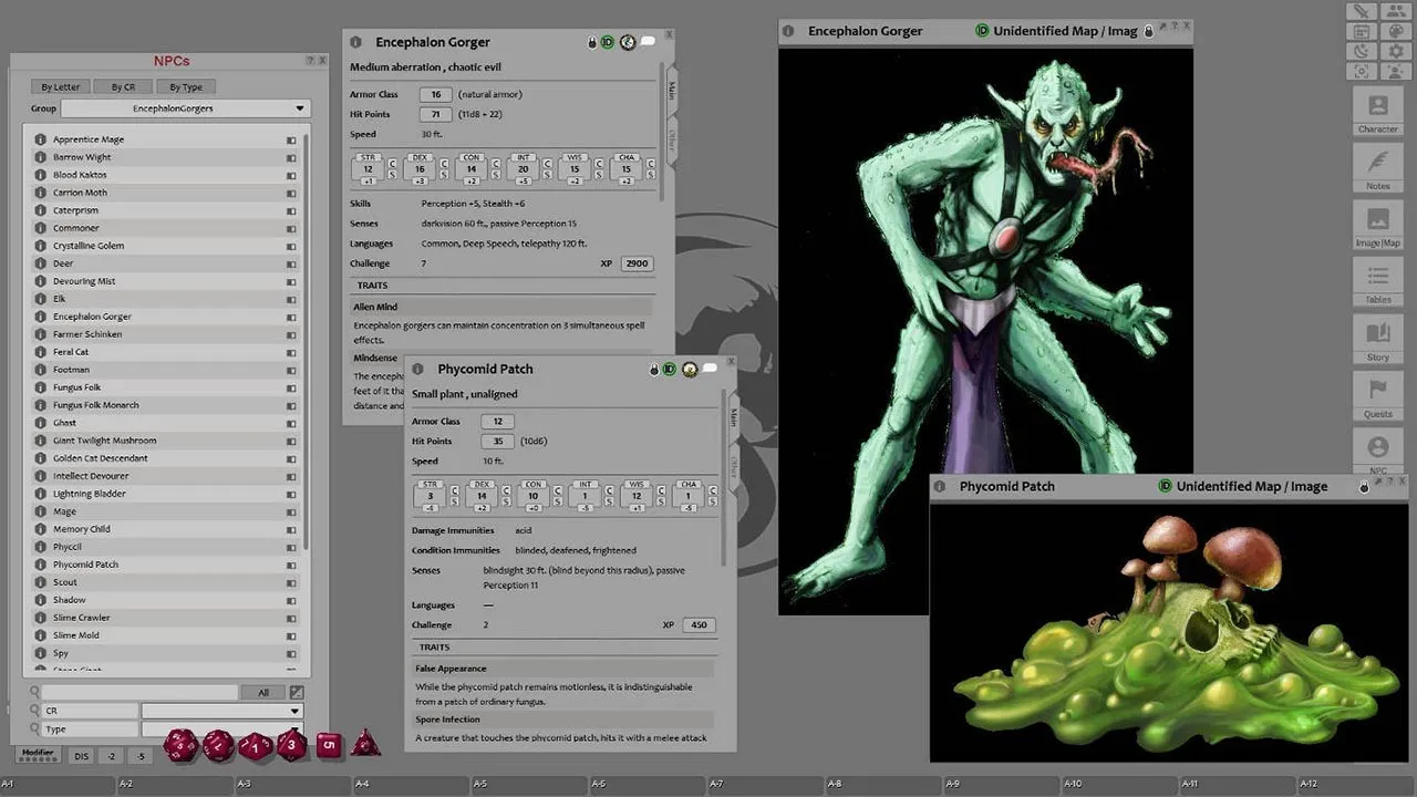 Fantasy Grounds - Encephalon Gorgers on the Moon (5E) Screenshot 2