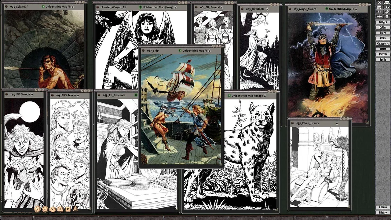 Fantasy Grounds - D&D Classics: PHBR8 The Complete Book of Elves (2E) Screenshot 0