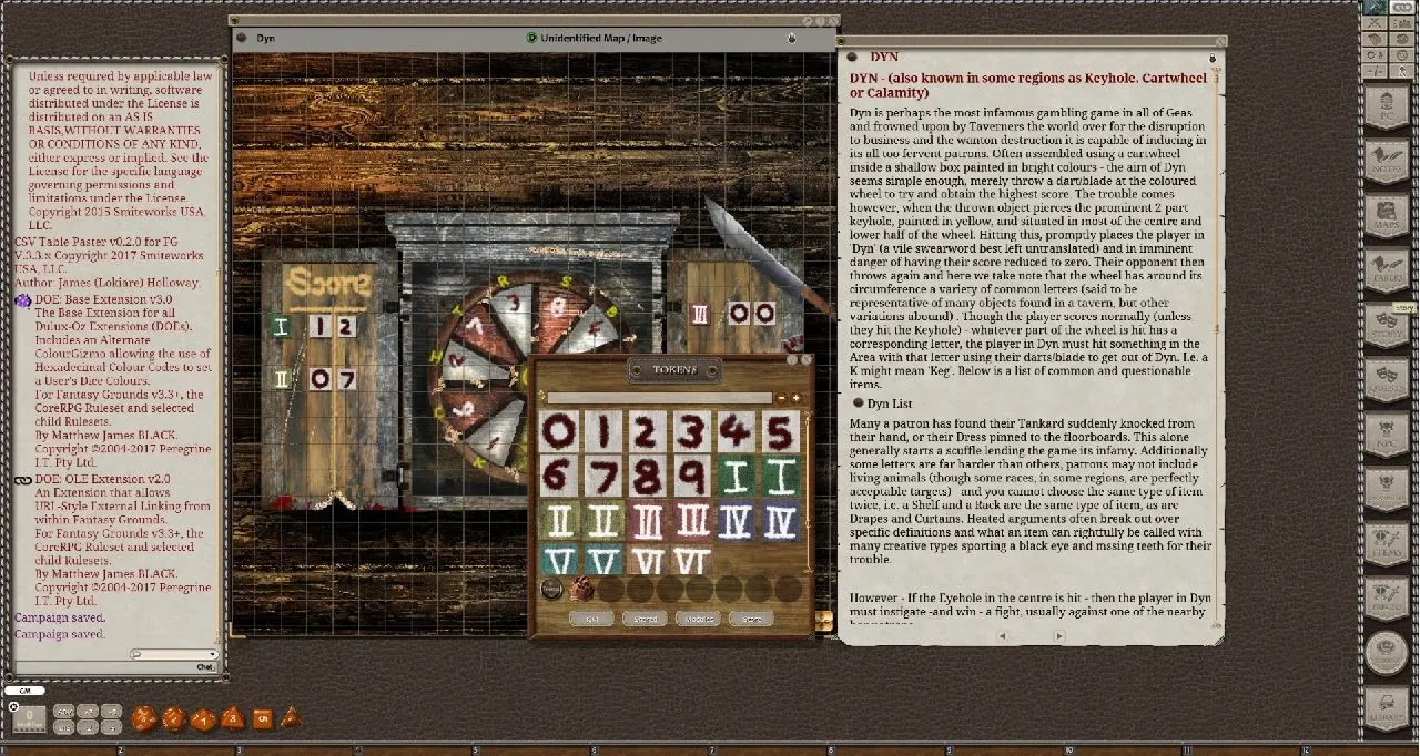 Fantasy Grounds - GAMBLING / TAROT PACK: Den of Iniquity (Any) Screenshot 0