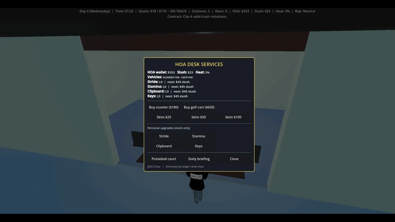 H.O.A Simulator Screenshot 3
