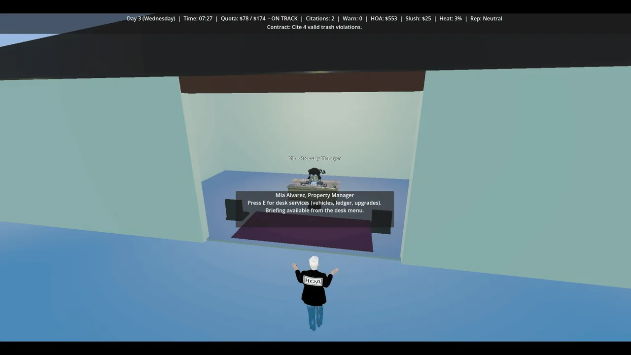 H.O.A Simulator Screenshot 2
