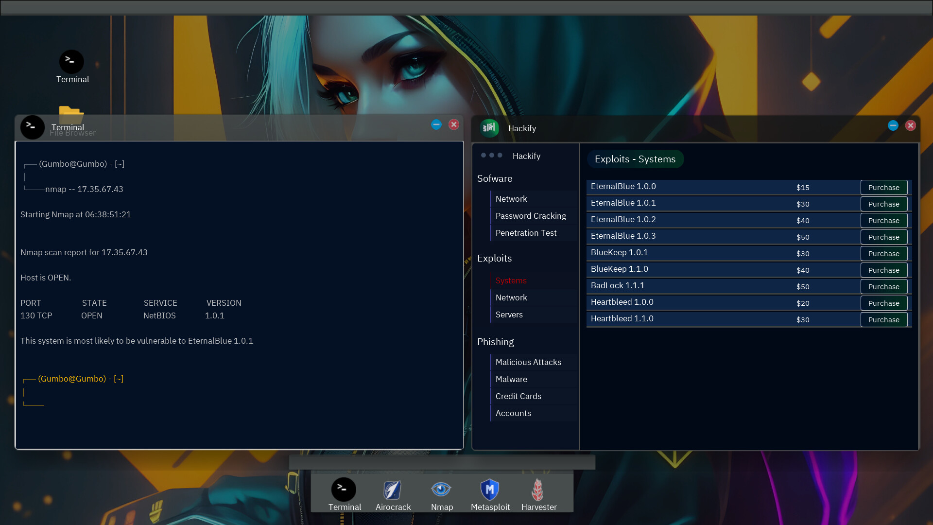 Anonymous Hacker Simulator Screenshot 9