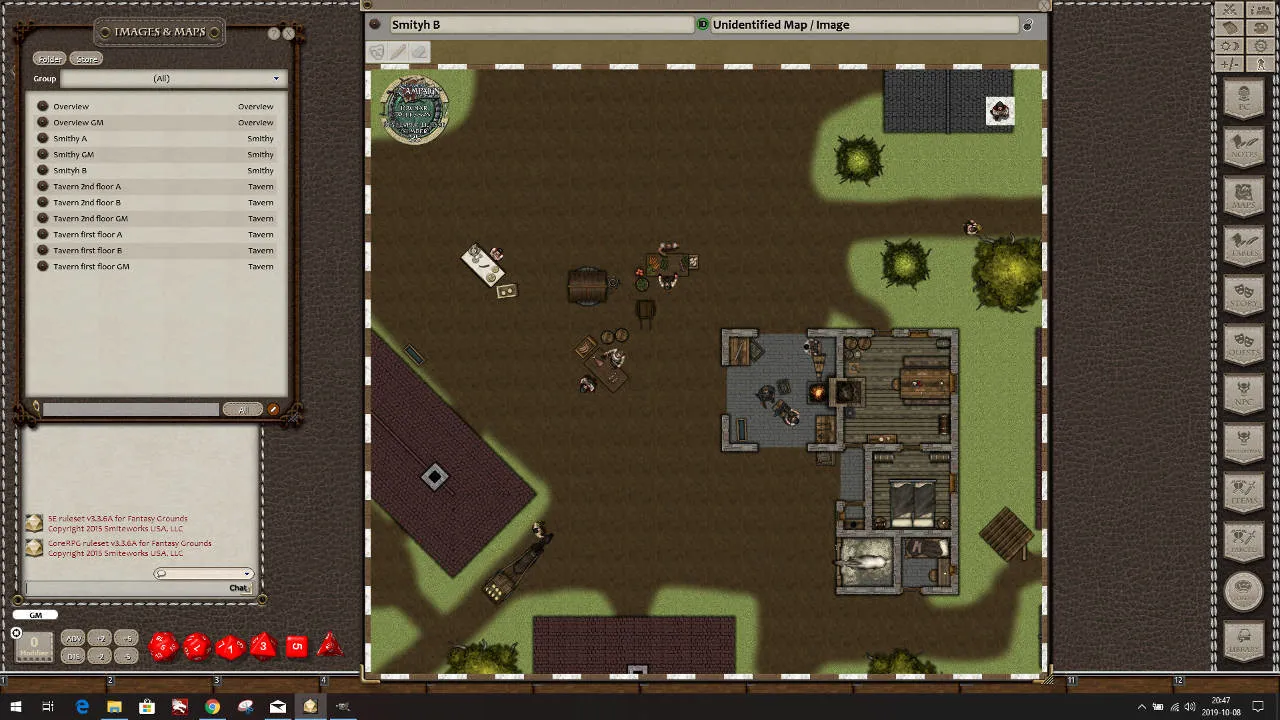 Fantasy Grounds - Forest Tavern (Map Pack) Screenshot 1