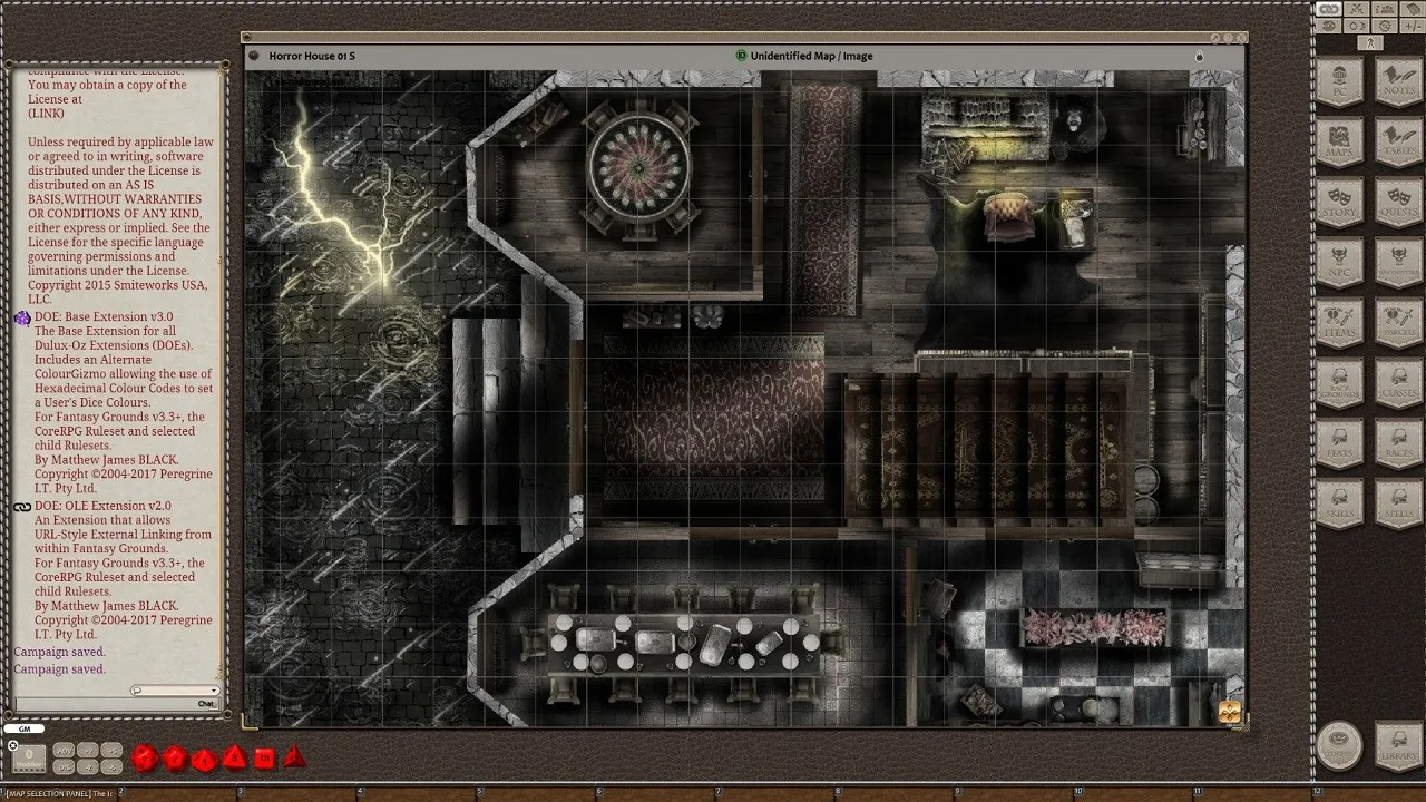 Fantasy Grounds - Meanders Map Pack: Horror Haunts (Map Pack) Screenshot 0