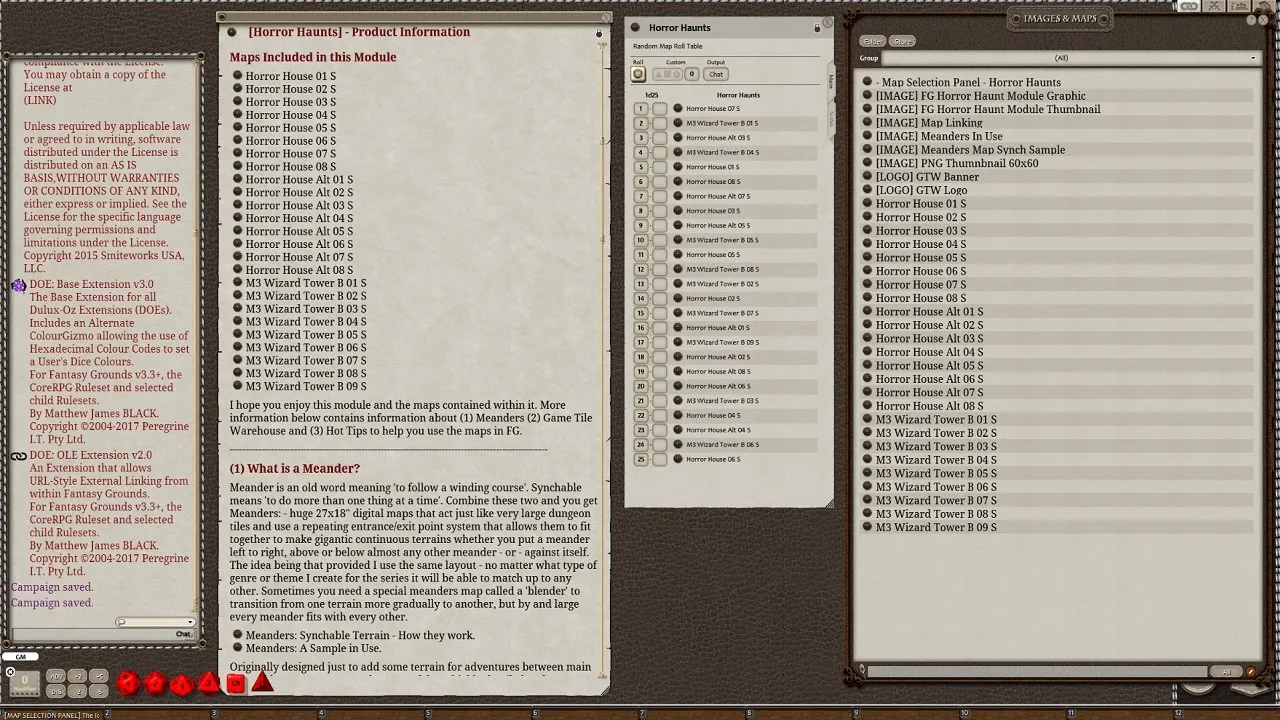 Fantasy Grounds - Meanders Map Pack: Horror Haunts (Map Pack) Screenshot 4