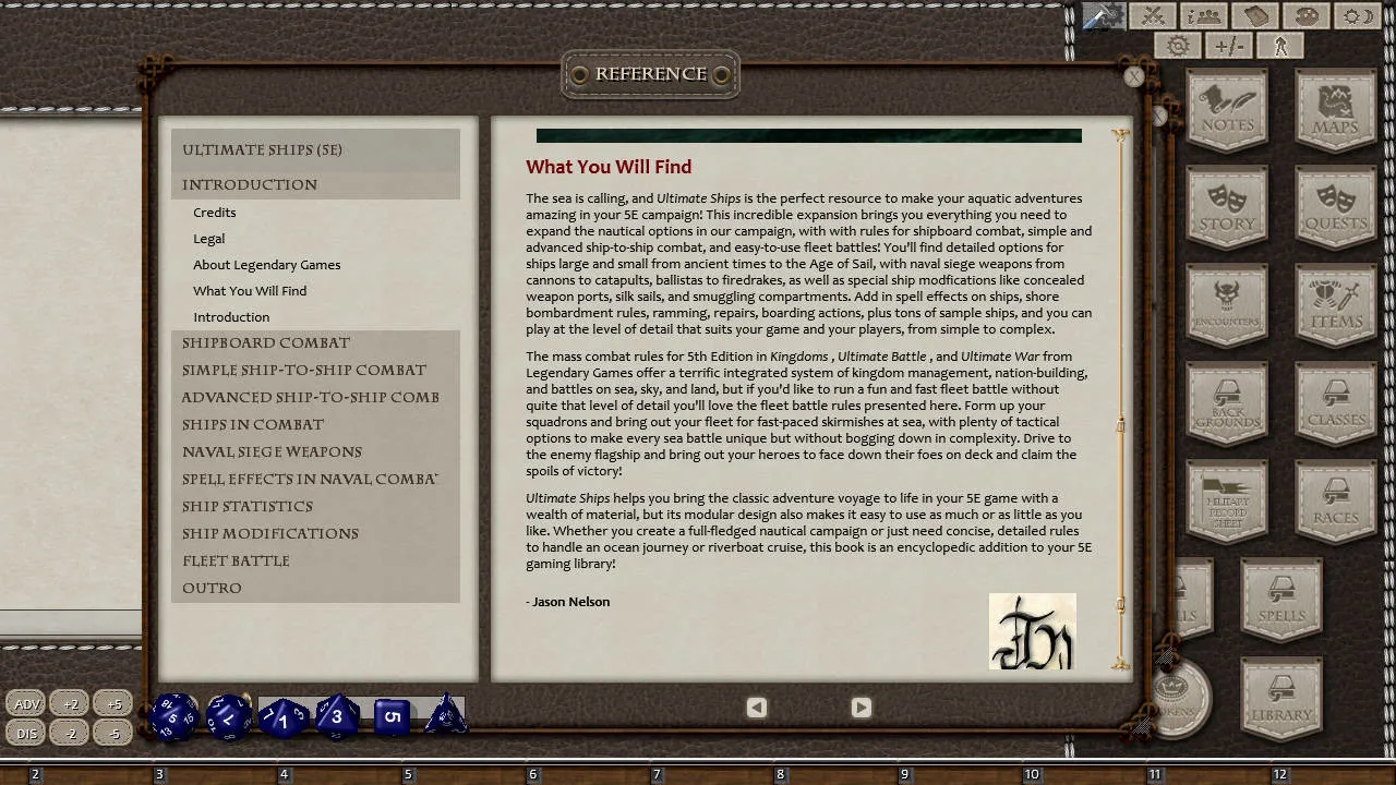 Fantasy Grounds - Ultimate Ships (5E) Screenshot 0