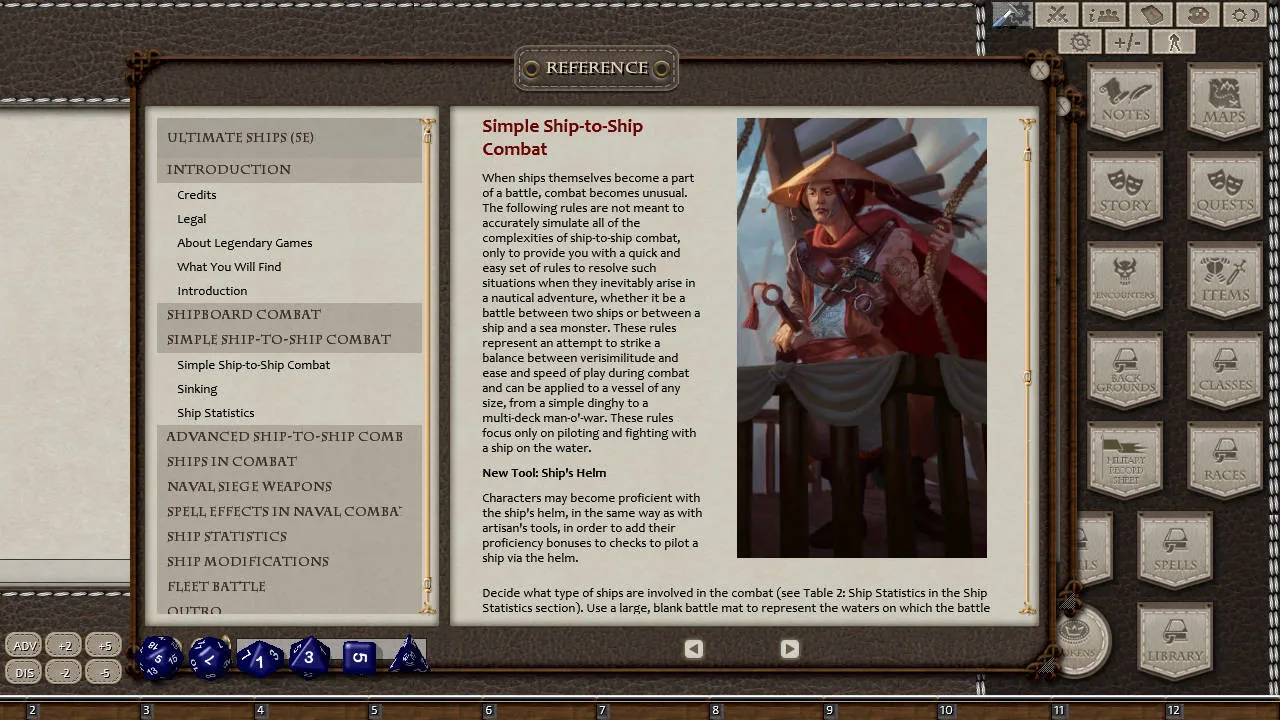 Fantasy Grounds - Ultimate Ships (5E) Screenshot 1