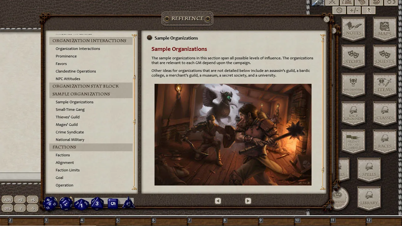 Fantasy Grounds - Ultimate Factions (5E) Screenshot 0
