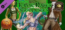 Fantasy Grounds - Book of Heroic Races: Age of Races (13th Age)