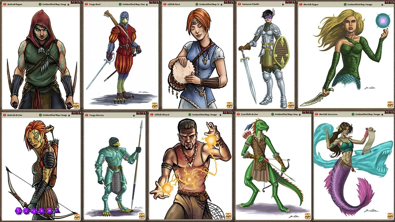 Fantasy Grounds - Book of Heroic Races: Age of Races (13th Age) Screenshot 0