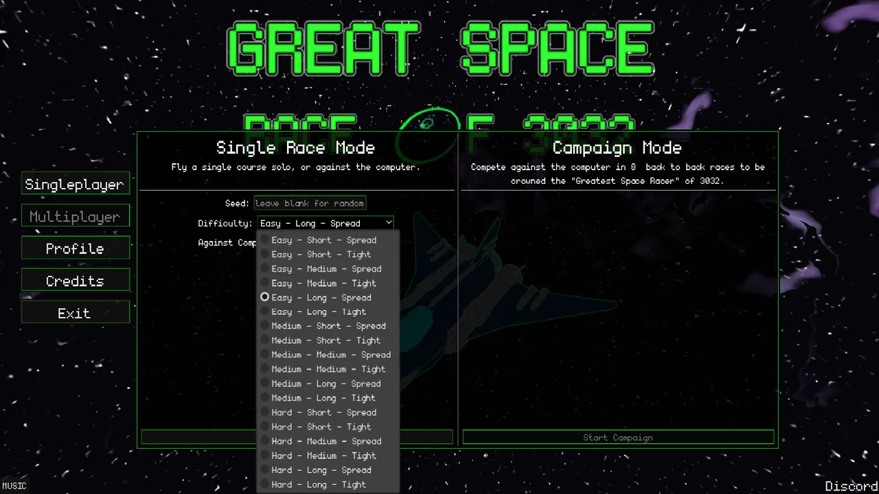 Great Space Race of 3032 Screenshot 1