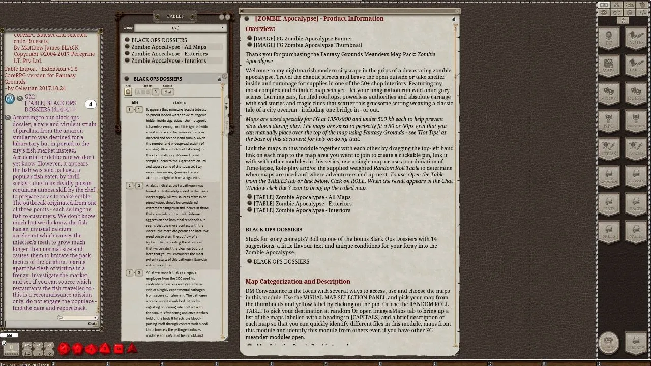 Fantasy Grounds - Meanders Map Pack Zombie Apocalypse (Map Pack) Screenshot 2