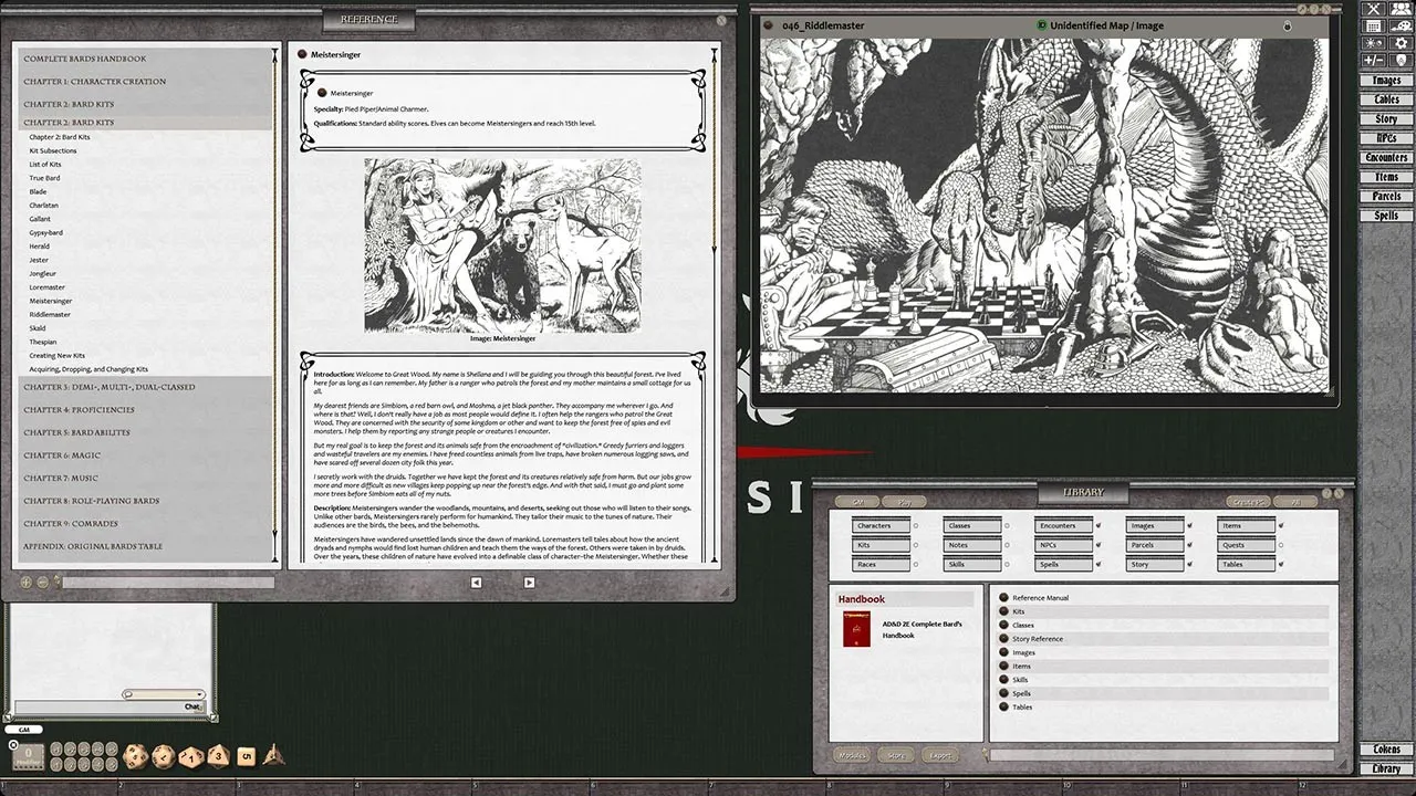 Fantasy Grounds - D&D Classics: PHBR7 The Complete Bard's Handbook (2E) Screenshot 0