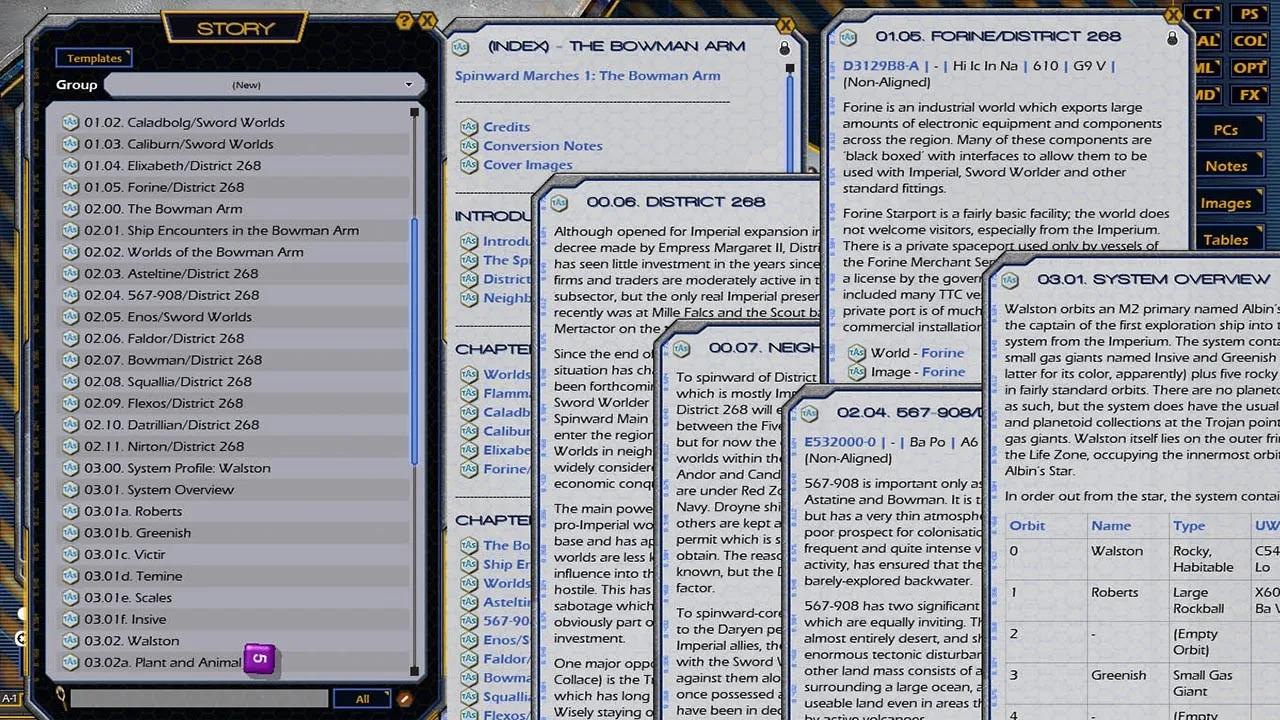 Fantasy Grounds - Spinward Marches 1: The Bowman Arm (MGT2) Screenshot 3