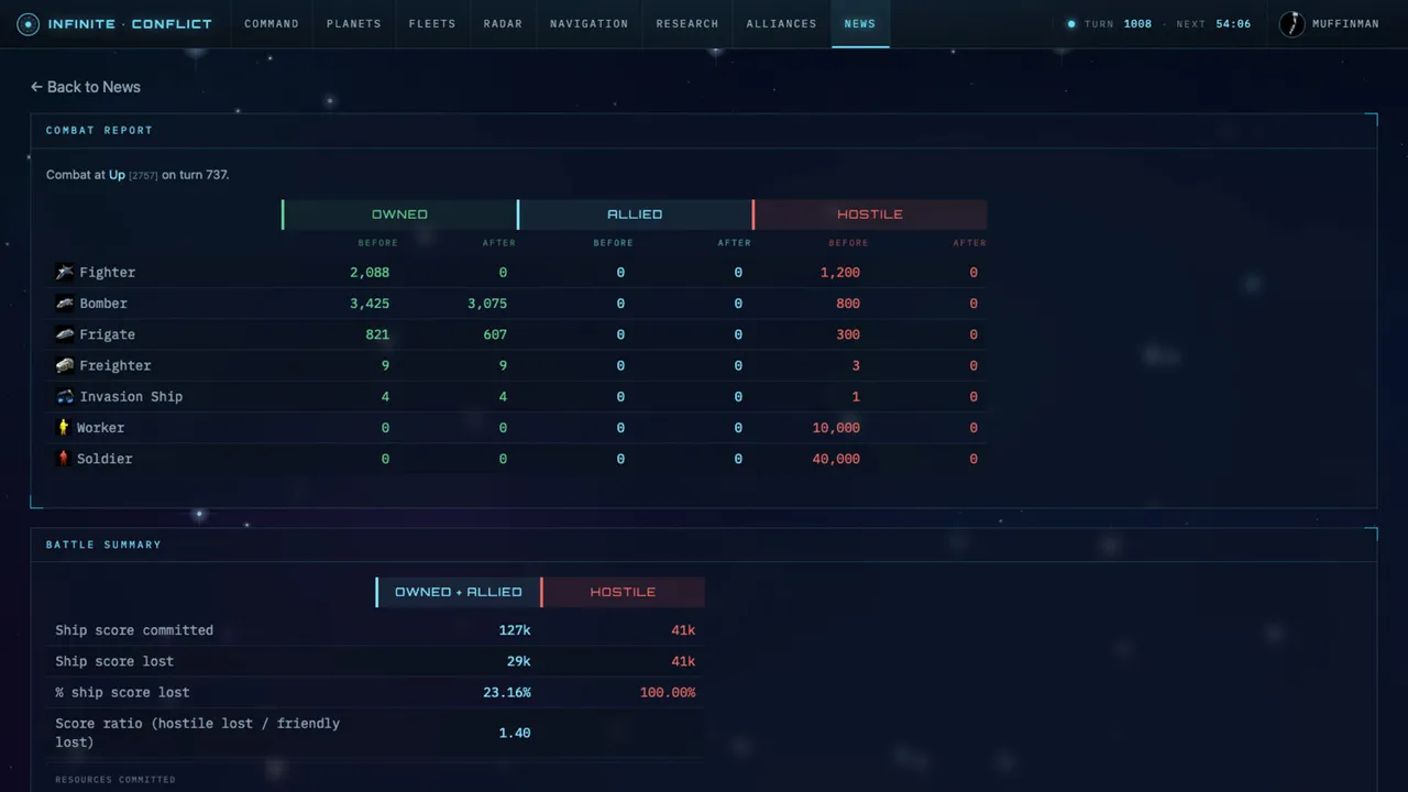 InfiniteConflict Screenshot 9