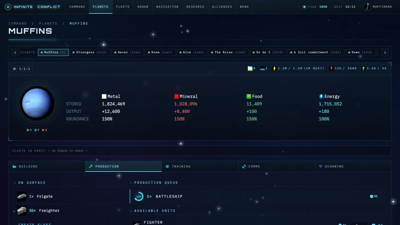InfiniteConflict Screenshot 3
