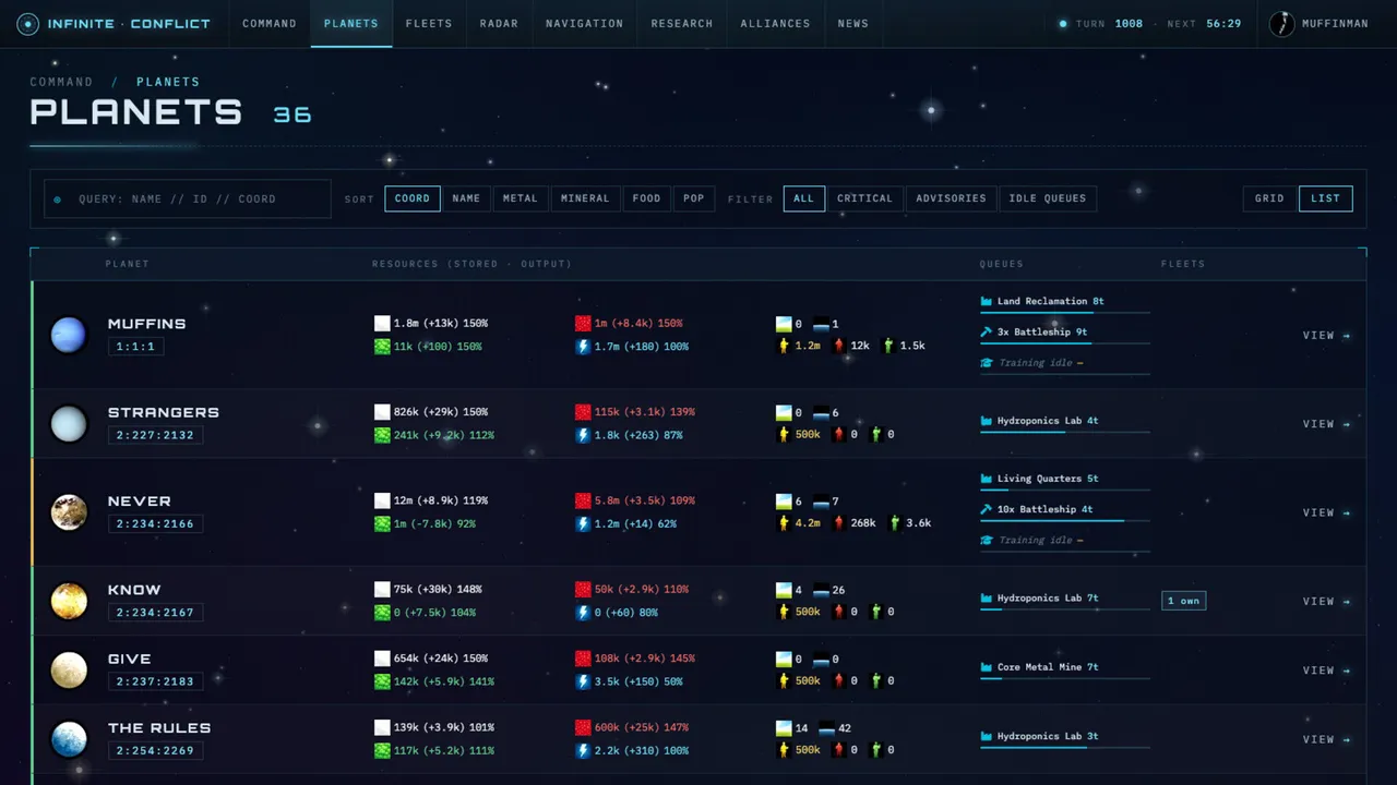 InfiniteConflict Screenshot 2