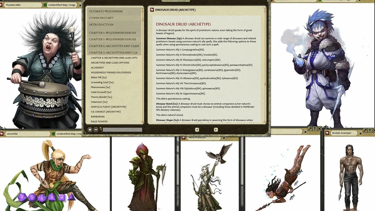 Fantasy Grounds - Pathfinder RPG - Ultimate Wilderness (PFRPG) Screenshot 2