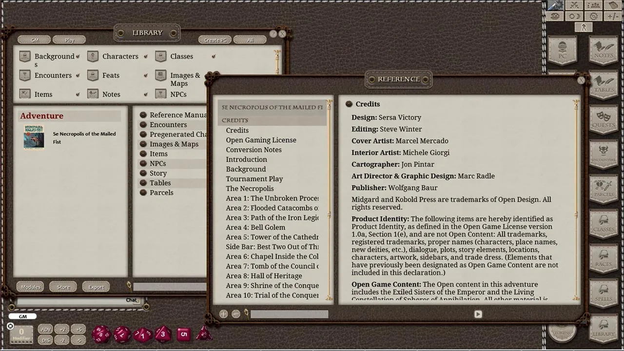 Fantasy Grounds - Necropolis of the Mailed Fist (5E) Screenshot 3
