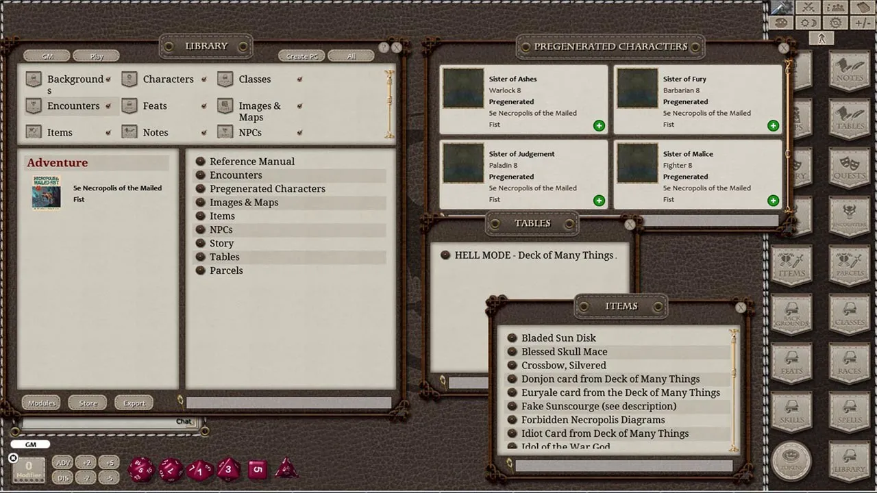 Fantasy Grounds - Necropolis of the Mailed Fist (5E) Screenshot 4